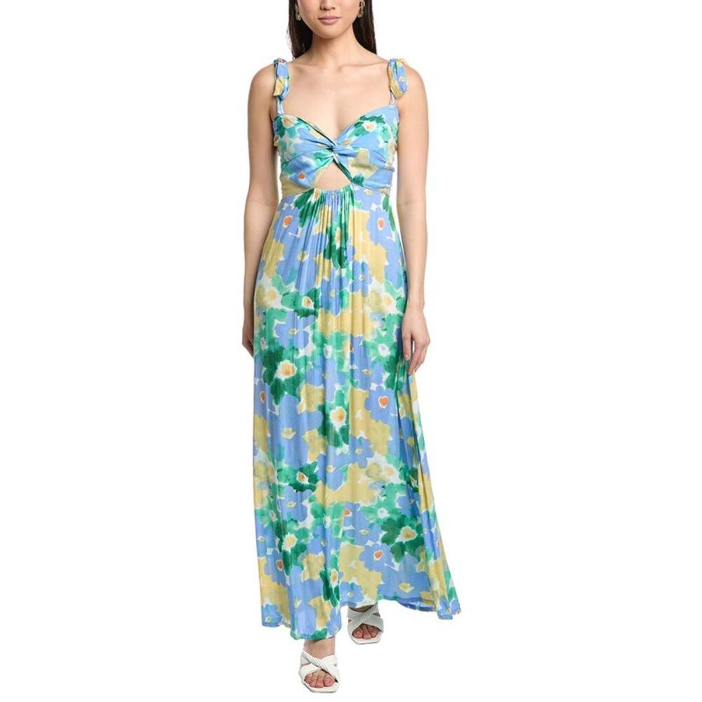 Tiare Hawaii Womens  June Maxi Dress, Blue